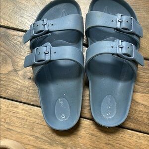 Cat & Jack Blue Double-Strap Sandals